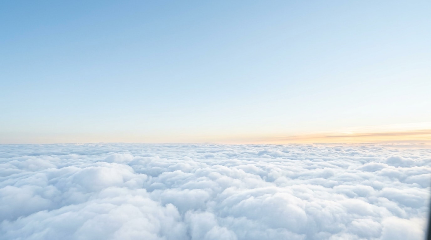 Open atmospheric sky with clouds